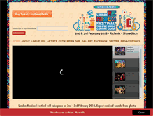 Tablet Screenshot of londonremixedfestival.com